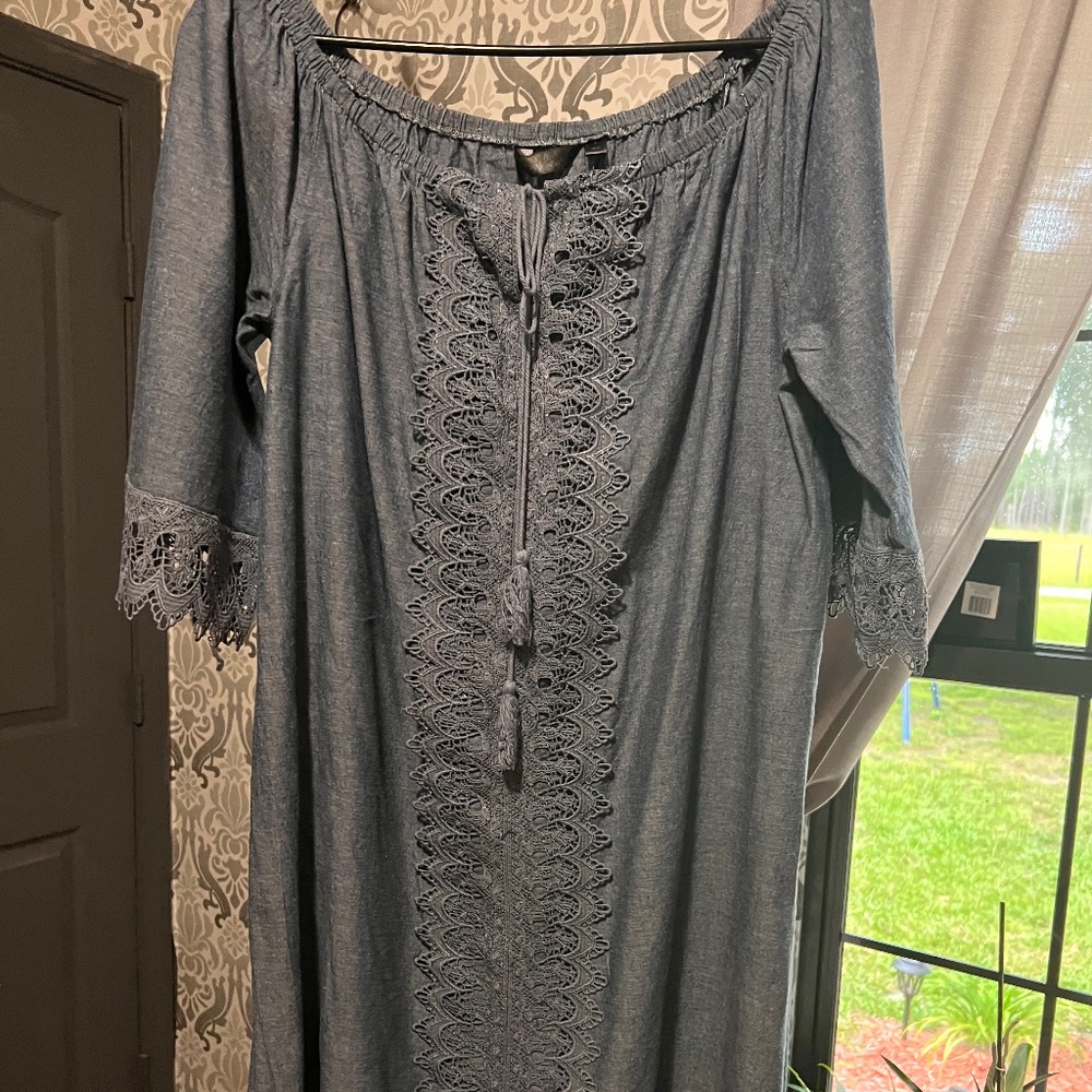 Mlle Gabrielle off the shoulder dress